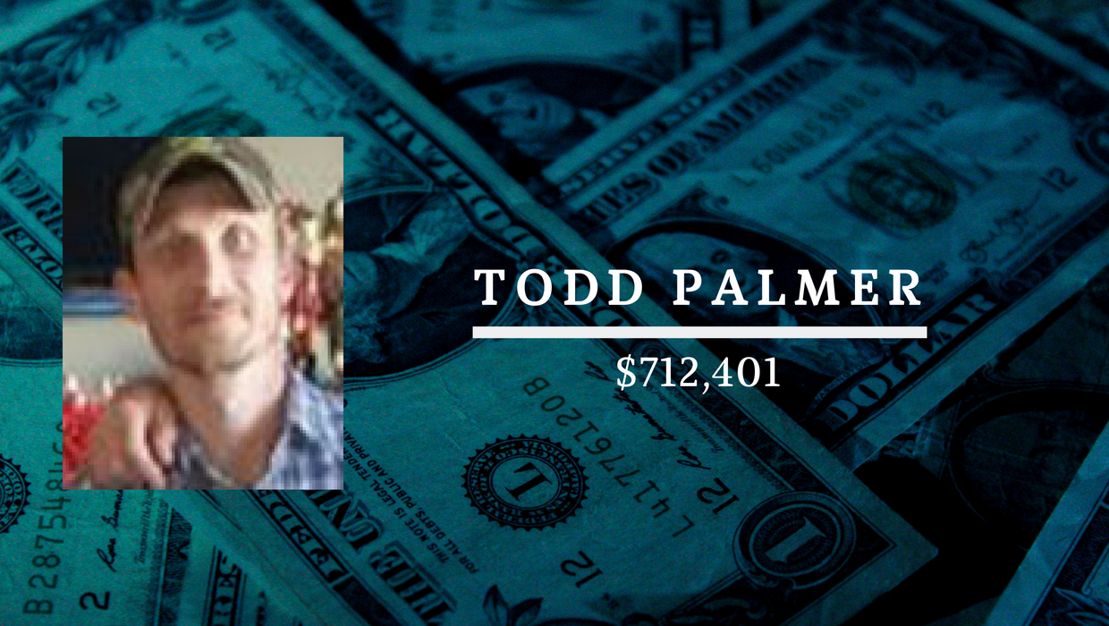 Todd Palmer: $712,401